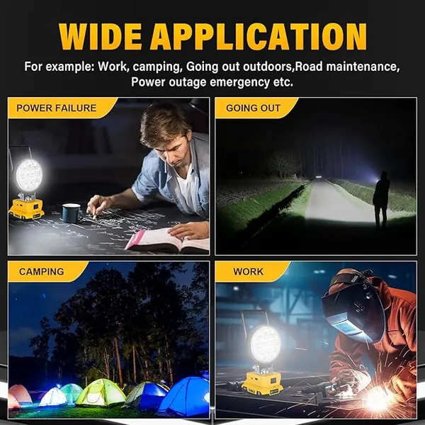 Feu de travail LED RIGIDON JY-04-4in-42R-PMB-F-FBA 6000K image 7
