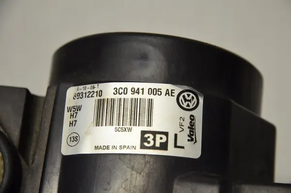 VW Passat B6 Vasemman Puolen Ajovalo 3C0941005AE Alkuperäinen image 9