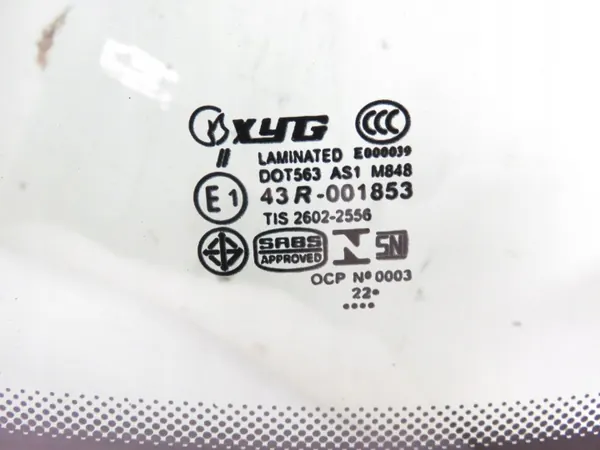 Pare-brise avant d'occasion OEM 6923954 par XYG image 5