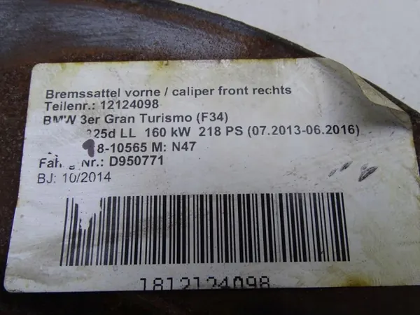 OEM 6792221 Etujarrulevy 330mm BMW 3 GT:lle image 5