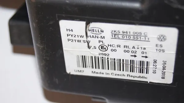 VW CADDY III 2K5 VASEN JA OIKEAN PUOLEN AJOVALO H4 image 3