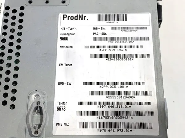 Radio Navigaatio OEM 7PP919193 Porsche Panamera 09-17 image 5