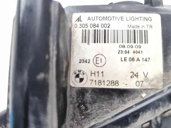 Feu halogène droit BMW E81 pare-chocs OEM 7181288 image 7