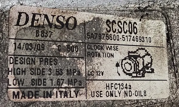 Compressore Aria Condizionata Fiat / Lancia image 2