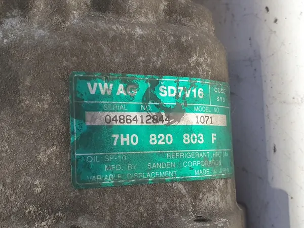 Compressore aria condizionata Volkswagen OE 7H0820803F image 2