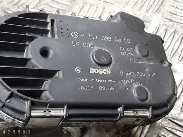 Drosselklappe Mercedes SLK 2007 1800 Compressor OEM a1110980050 image 6