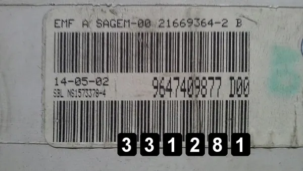 Écran d'affichage OEM AM-331281 pour Citroen C5 2004 image 3