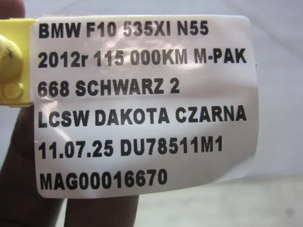 BMW 5 F10 F11 Vasen Ovisulku OEM 51217265079 image 6