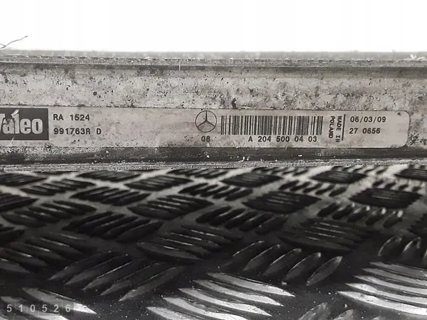 2009 Mercedes C Class W204 Radiator a2045000403 image 5