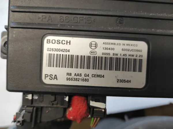 Módulo de sensores de aparcamiento OEM 9663821680 Peugeot Partner II image 4