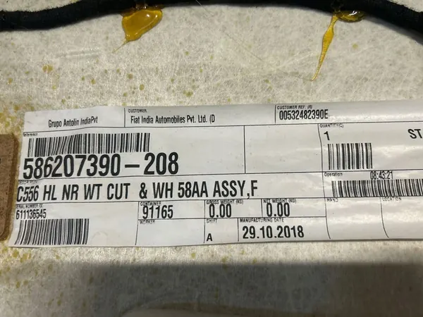 2019 Jeep Compass Tapicería de techo 00532482390E image 7