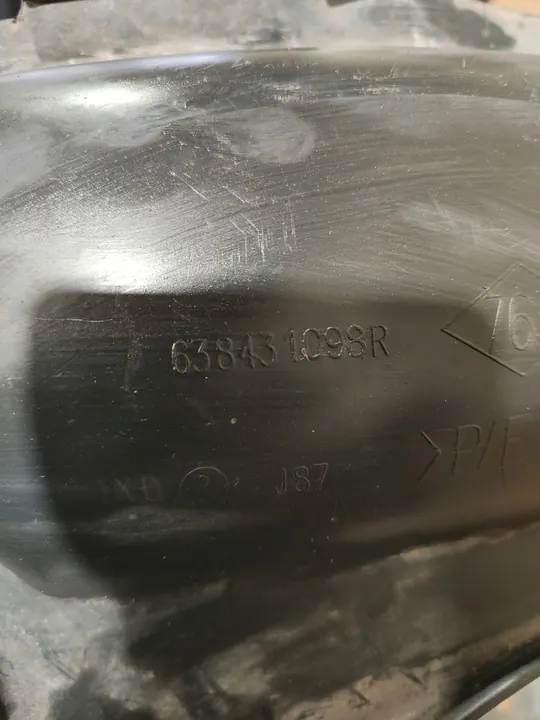 RENAULT CAPTUR 1 Lift Front Left Wheel Arch Complete image 3