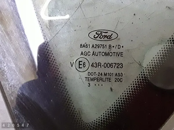 Quart de vitre Ford OEM e643r006723 as3 image 3