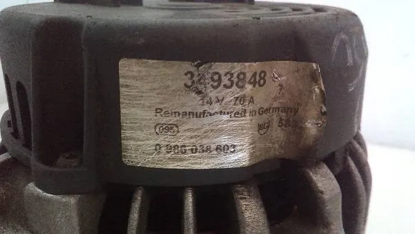 Vaihtovirtageneraattori Opel Vectra B 1.6 OEM 3493848 image 6