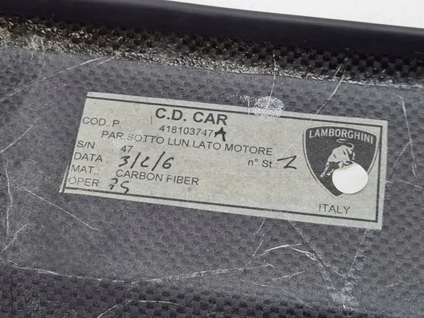 Lamborghini Murcielago Frontriemenabdeckung OEM 418103747A image 8