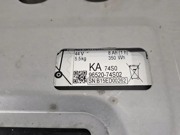 Bateria híbrida usada OEM 96520-74S02 para Suzuki Vitara II image 6
