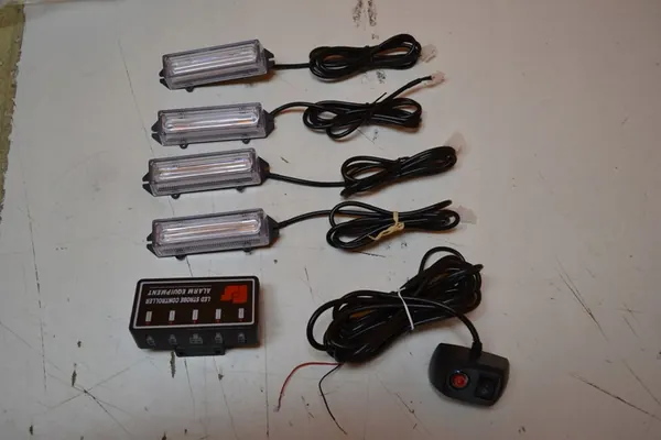 Lumières d'Avertissement LED Dinfu 4x40W Stroboscope 12V image 5