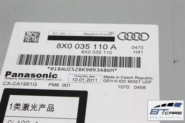 Audi CD-wisselaar OEM 8X0035110A - Gebruikt Audi OE image 5
