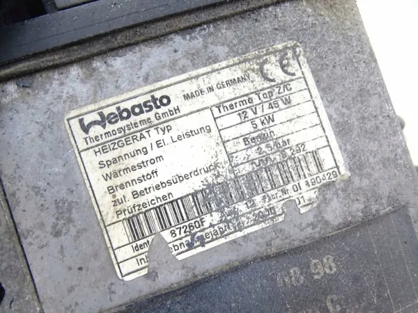 Calefactor Webasto Mercedes W215 W220 OEM 2205000898 image 3
