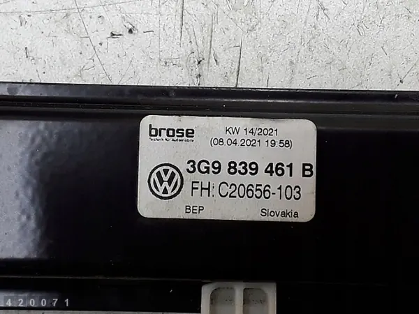 Régulateur de vitre VW Passat B8 OEM 3g9839461b image 5