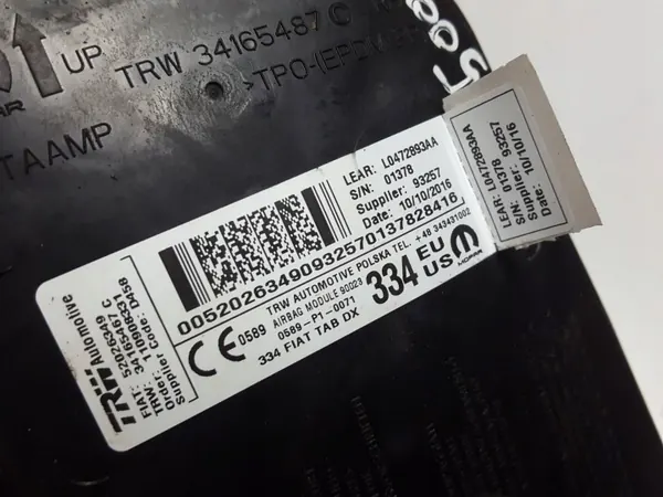 OEM 52026349XAUTOPX Airbag FIAT 500X 2014-2017 image 3