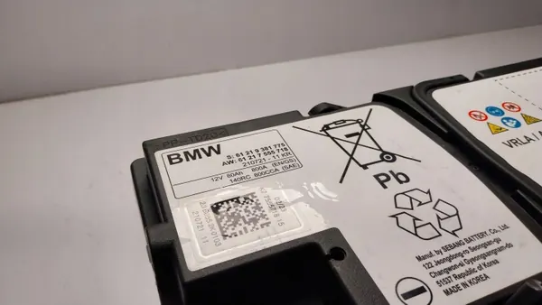 BMW AGM Accu 80Ah 800A 12V OEM 9381775 image 5