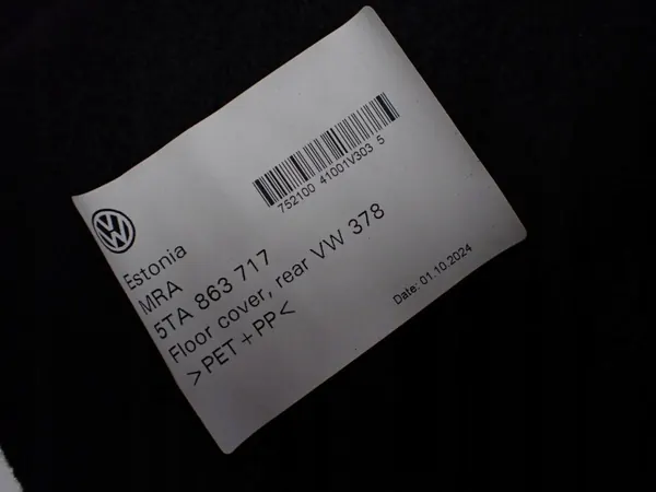 OEM 5TA863717 Tavaratilan matto VW Touran II III image 3