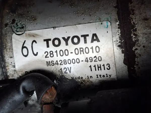 Motor de arranque Toyota OEM 28100-0R010 para Avensis image 5