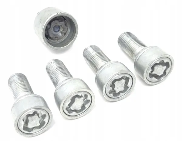 Parafusos antirroubo rodas OEM 530L - VW usado image 2