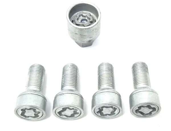 Parafusos antirroubo rodas OEM 530L - VW usado image 4