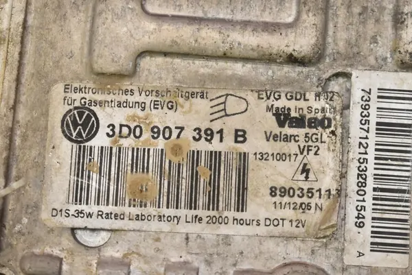 Valeo LAD5GL 08035113 88794 VW Passat Audi A4 image 6