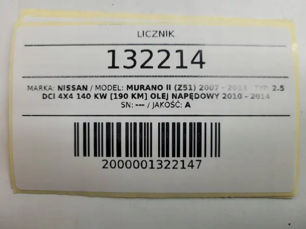 Quadro Instrumentos OEM AUST132214 Nissan Murano 2.5 DCI image 8