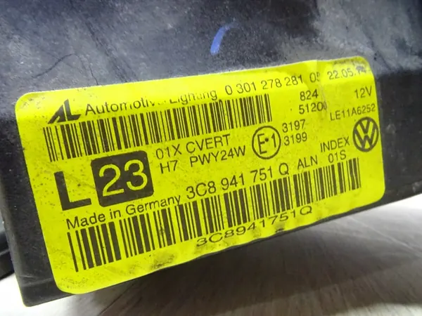 Vasen Xenon-etuvalo VW Passat CC Lift 3C8941751Q image 8