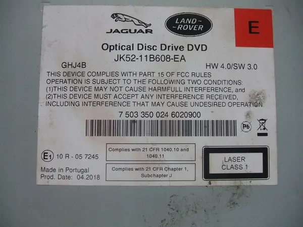 Lector DVD OEM JK52-11B608-EA para Land Rover image 3