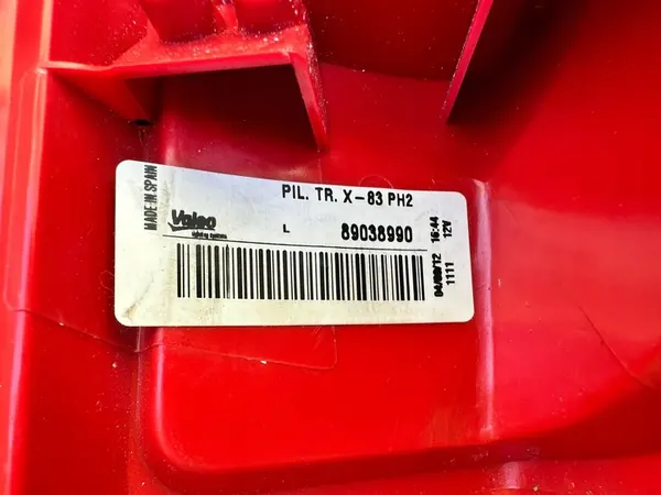 Opel Vivaro Lift 07- Lámpara Trasera Izquierda Completa 93854431 image 3