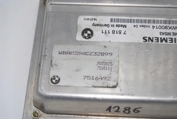 Motorstyrningsenhet BMW E46 E39 5WK90014 image 8