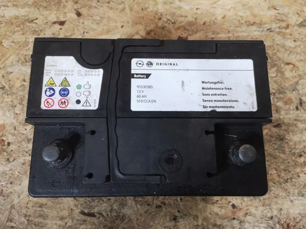 Batterie Opel 60Ah 510A OEM 95530385 image 2
