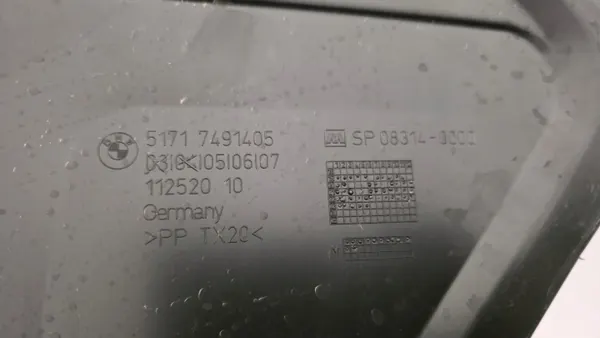 OEM 7491405 7491407 BMW Couvre-Pare-brise Gauche & Droit image 3