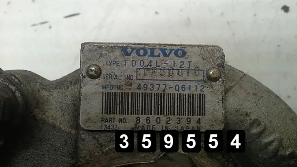 Turbocompressor Volvo OEM AM-359554 para S60 2001 image 2