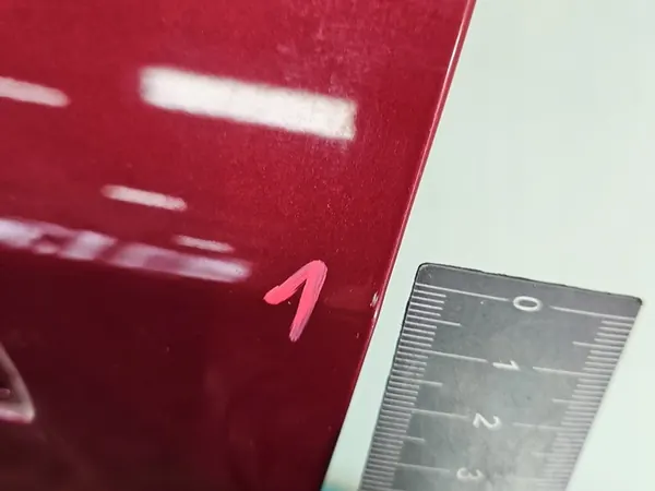 Vänster Bakdörr Opel Mokka A 12-19 Vinröd IMPRK1372469 image 3