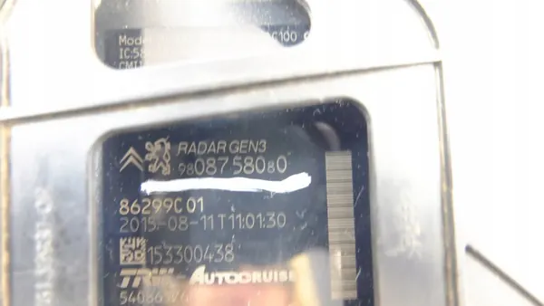 Capteur Radar Peugeot Expert III OEM 9808758080 image 8