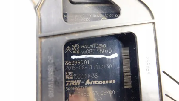 Capteur Radar Peugeot Expert III OEM 9808758080 image 9