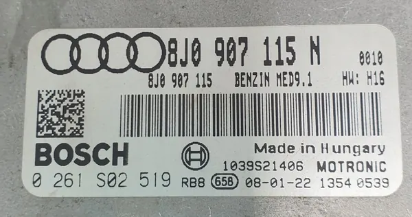 Motorregelaar Audi TT 8J 2.0 TFSI OEM 8J0907115N image 3