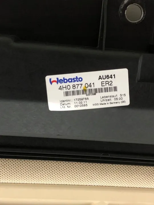 Techo Solar Audi A8 OEM 4H0877041 - Estado Usado image 8