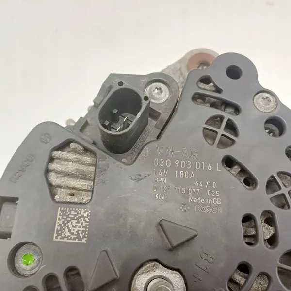 Vaihtovirtageneraattori AUDI A6 C6 2.0 TDI 180A OEM 03G903016L image 6
