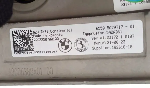 BMW X6 G06 Näyttöruutu OEM 65505A79717 5A2AD61 image 6