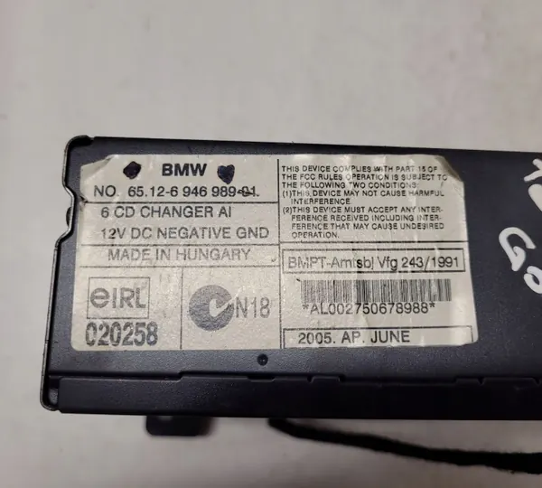 BMW CD-Wechsler OEM 65129131852 für X3 E83 2.0L image 4