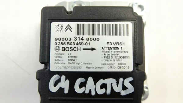 Module Airbag Citroen C4 Cactus 9800331480 image 3