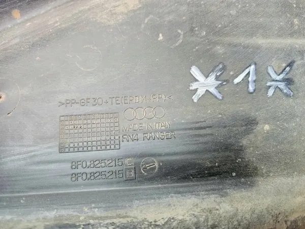 Protector Inferior Audi A5 8T Cabrio OEM 8F0825215B image 8