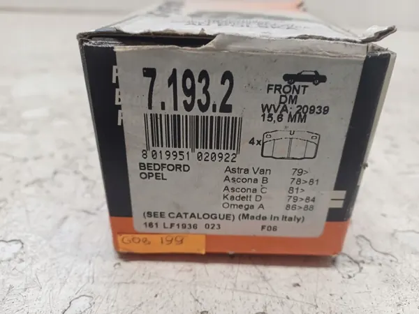 Opel OE WVA20939 Bremsbeläge Vorderachse - Gebraucht image 6